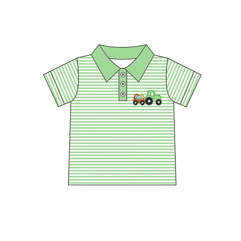 10.11 pre-order BT0442 boys Easter short sleeve polo t-shirts