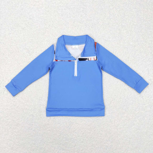 BT0466  boys baseball long sleeve polo t-shirts