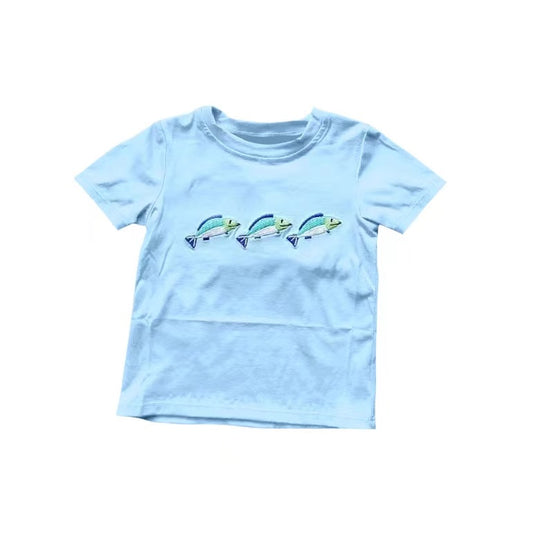 pre-order BT0494 boy clothes fish boy summer t-shirt