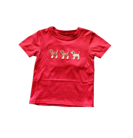 pre-order BT0496 boy clothes dog boy summer t-shirt