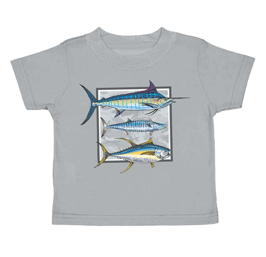 BT0506 pre-order baby boy clothes fish summer tshirt