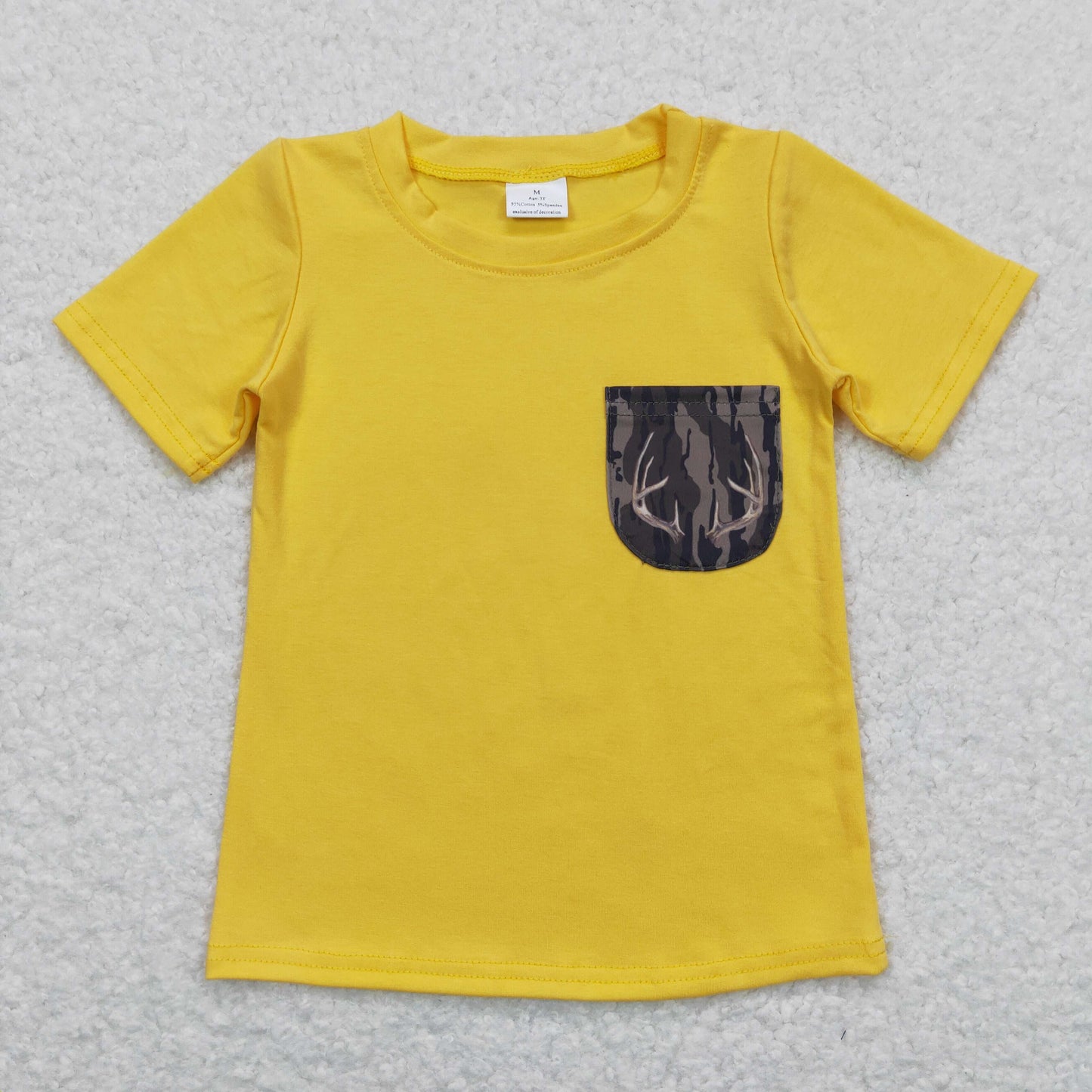 BT0604 baby boy clothes camouflage pocket summer tshirt