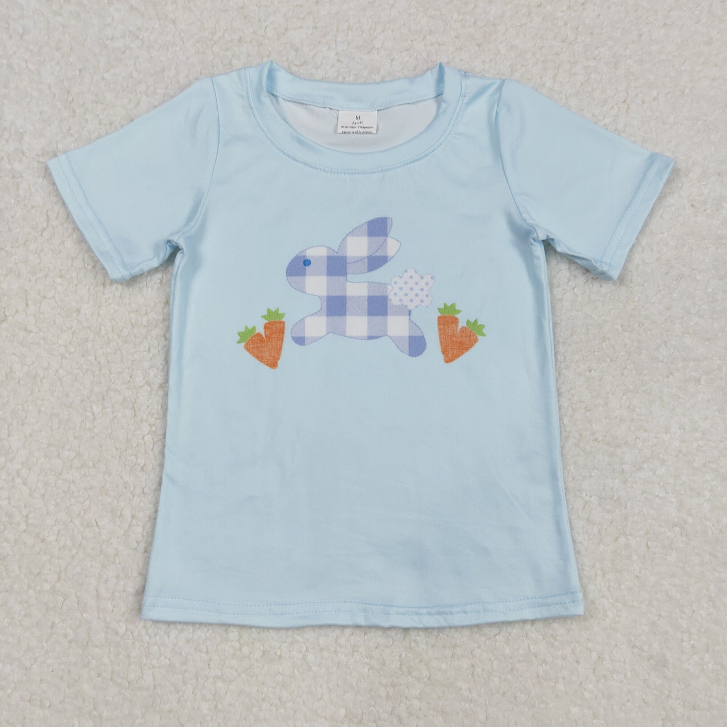 Sibling Baby Boys Girls Eggs Rabbits Easter Tee Shirts Top