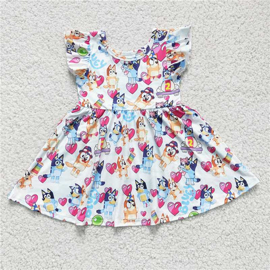 cartoon short sleeve dress C10-02