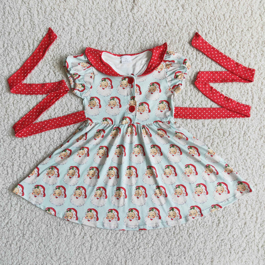 C11-12 baby girl Xmas Santa Claus Dress-promotion 2023.11.11