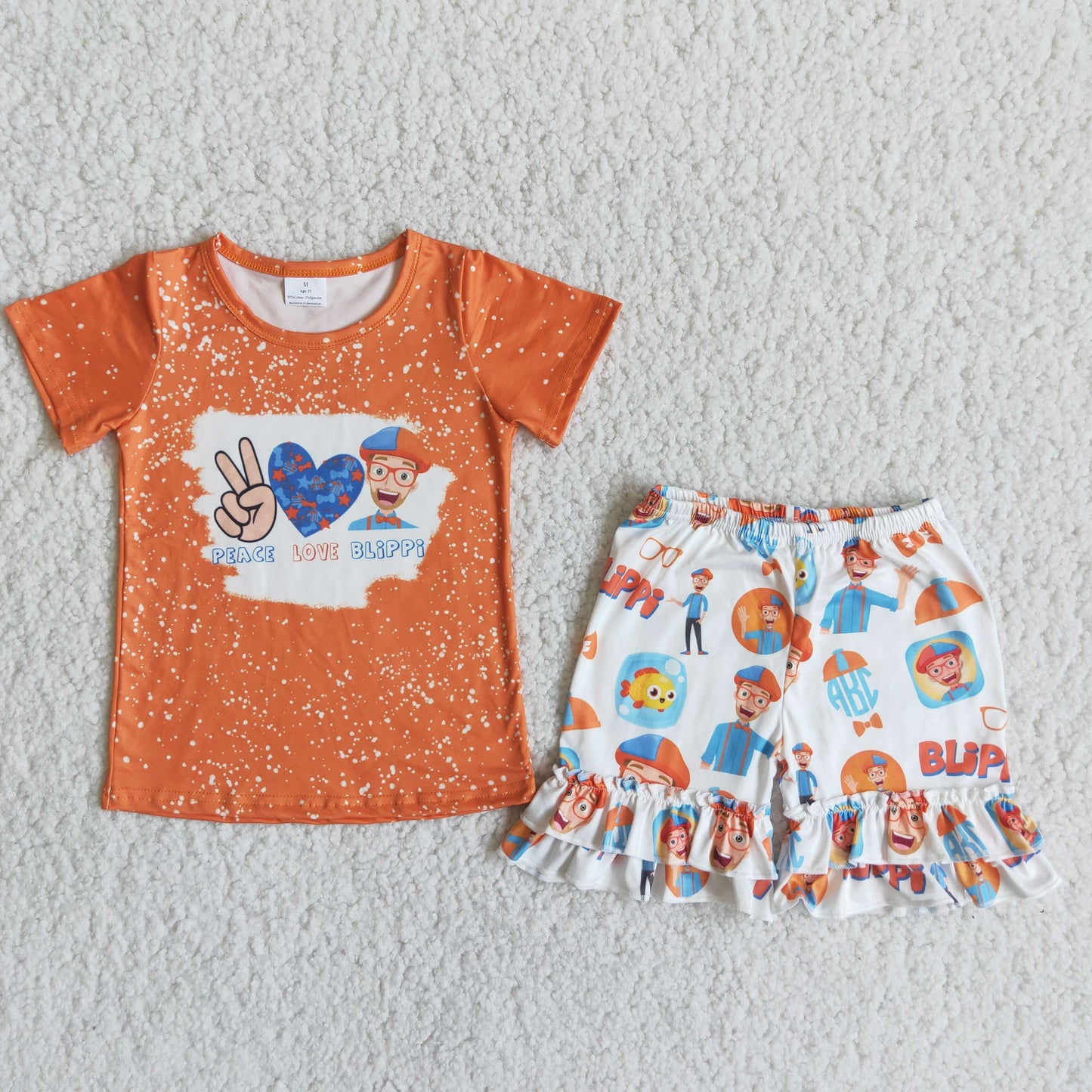 blippi t-shirts Shorts Sets C15-25