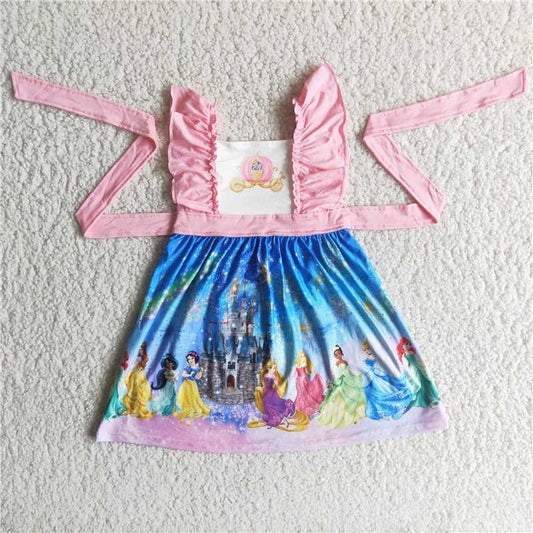 girls pumpkin & princess Dress C3-13