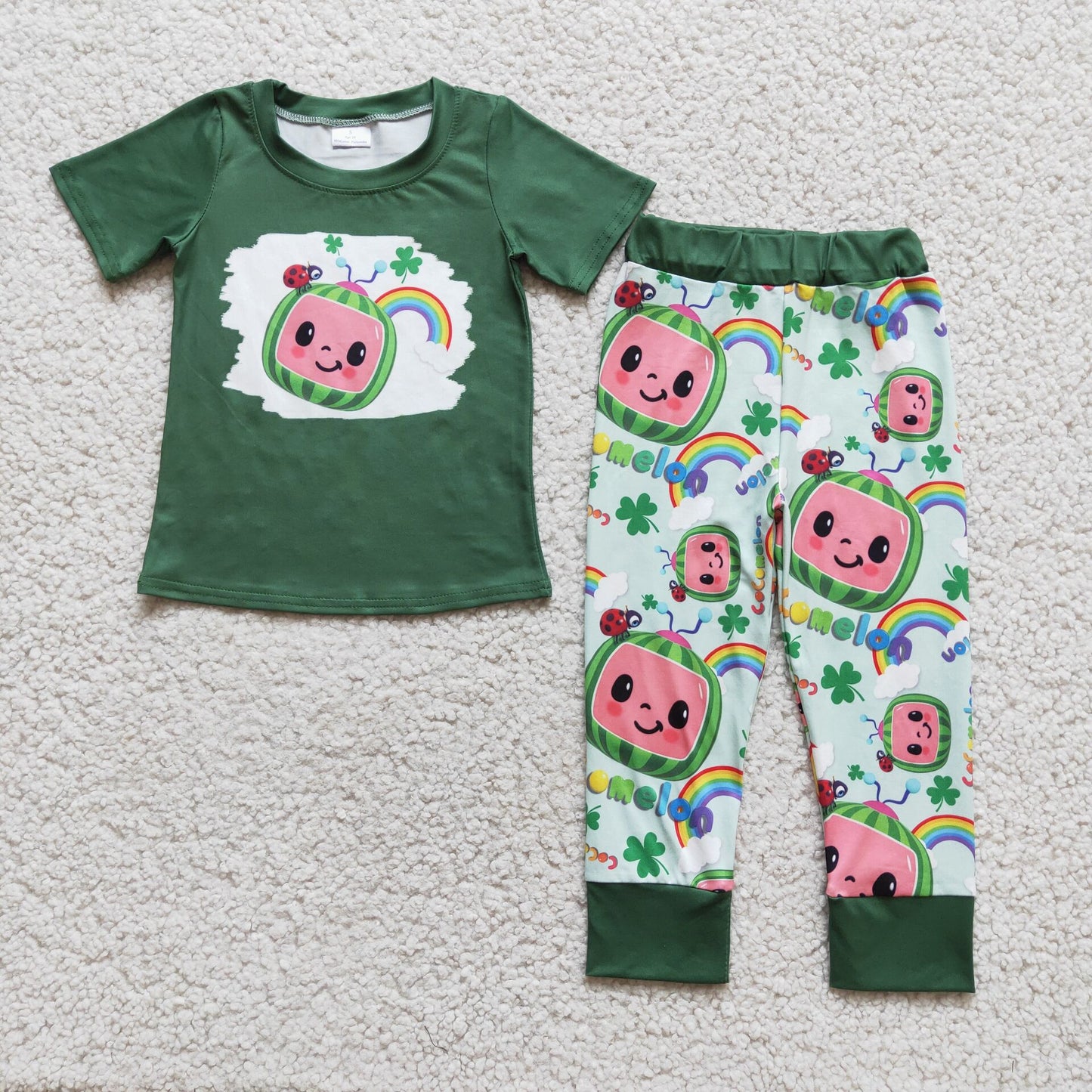 boy cartoon tops bottoms sets D5-2