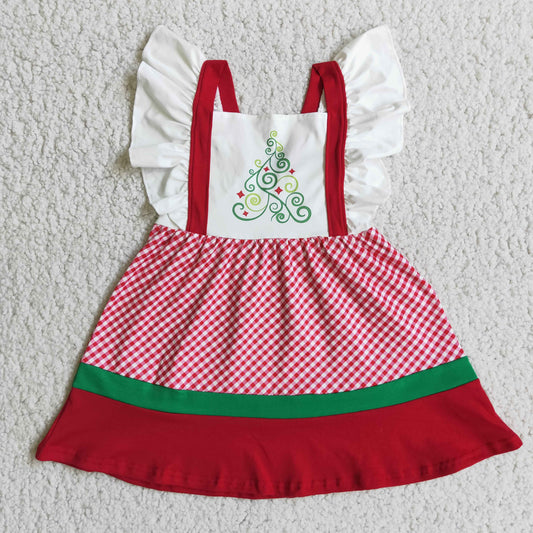 E3-19 baby girl Xmas Tree  Dress-promotion 2023.11.6