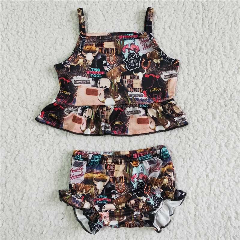 cowboy camis Tops Bummies Set GBO0008