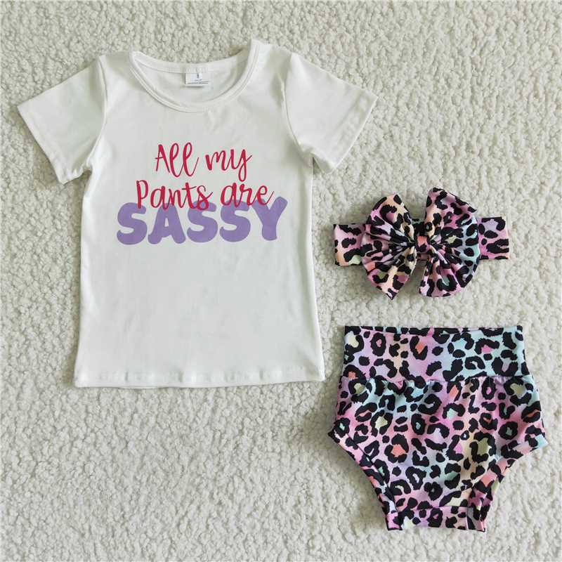 all my pants are sassy Bummies Set with bow GBO0021