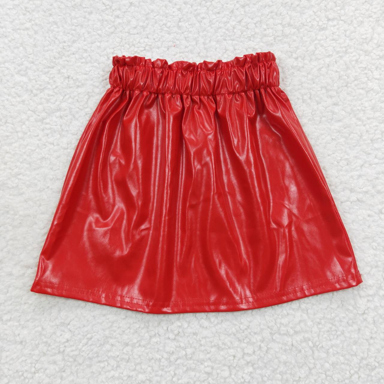 Sibling Baby Girls Leather Skirts
