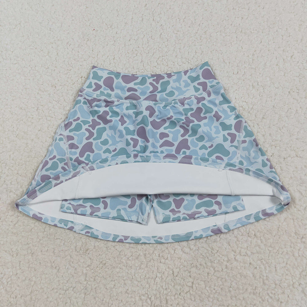 Sibling Baby Girls Western Ducks Camo Yoga Skorts Bottom