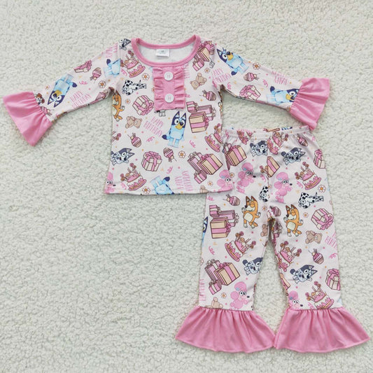 girls bluey pajamas sets GLP0454