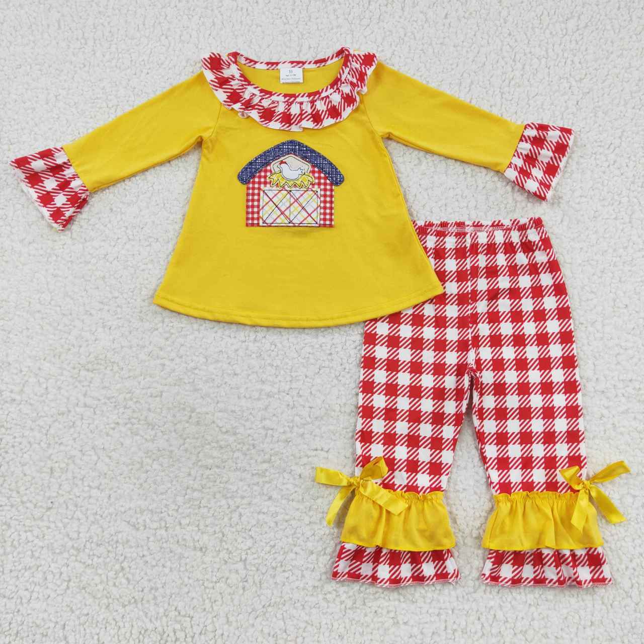 girls turkey yellow suits GLP0492