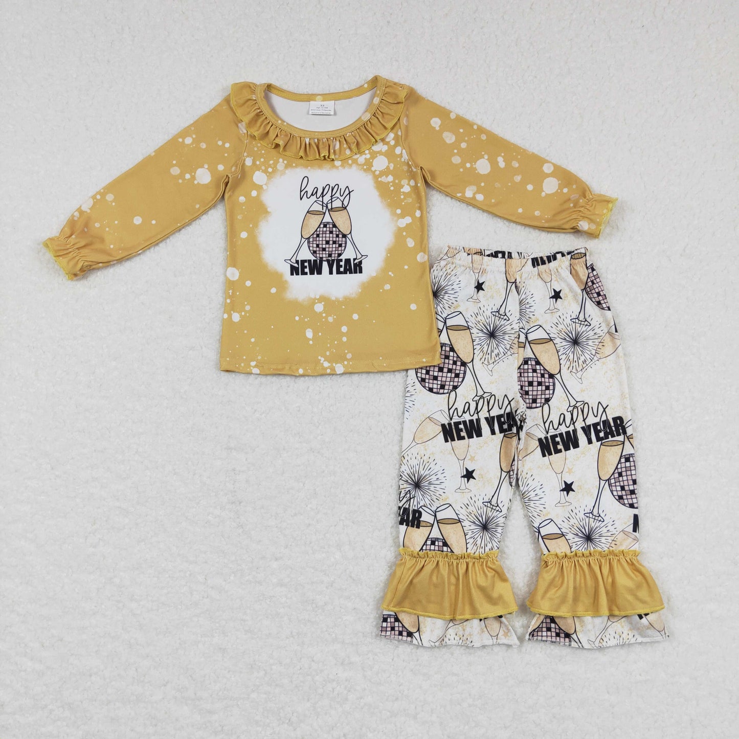 GLP0516 baby girl clothes girl Happy New Year winter outfit