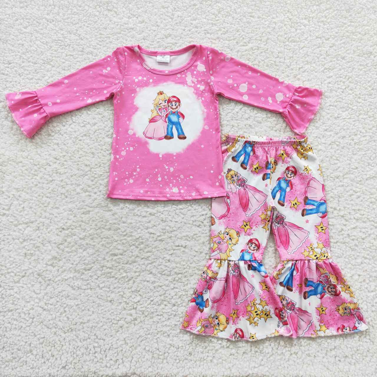 cartoon princess pink star clothes outfit GLP0583