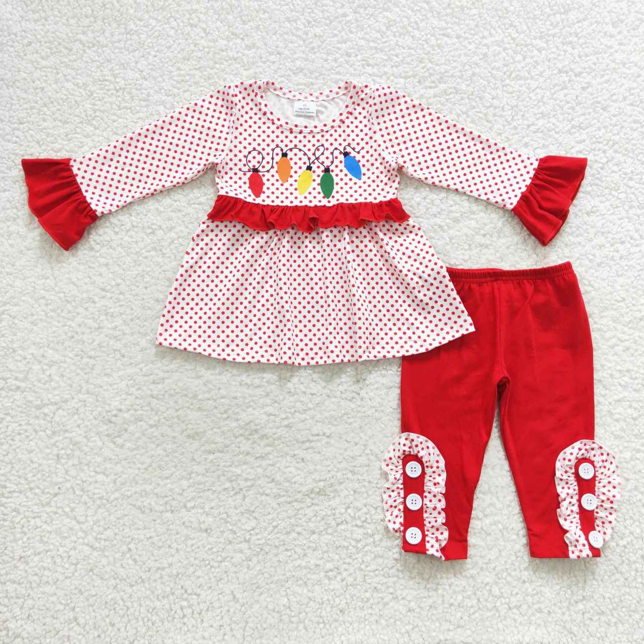 autumn girls red plaid ruffled suits GLP0614