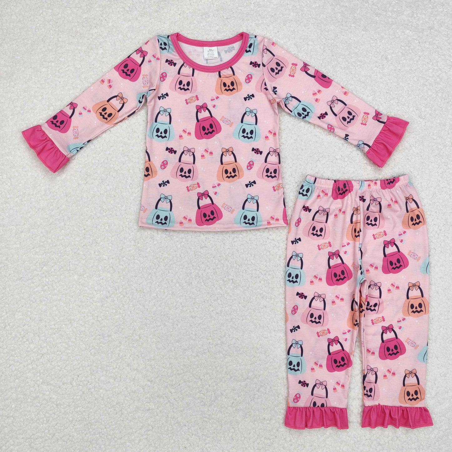 Sibling Baby Girls Bamboo Pants Fall Pajamas Sets
