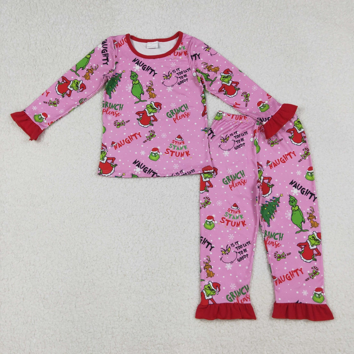 Sibling Baby Boys Girls Christmas Pajamas Sets