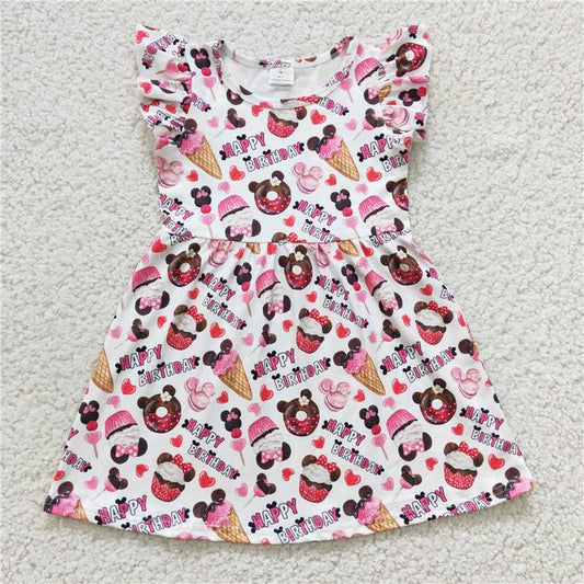 girls happy birthday dress GSD0170