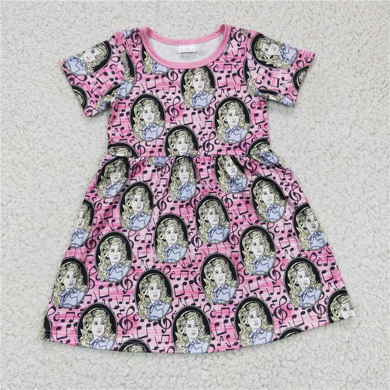 Dolly print short sleeve Dress GSD0180