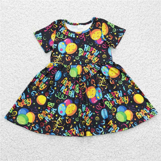 girls happy birthday dress GSD0182