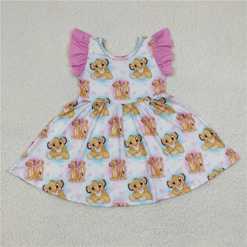 Lion King print summer Dress GSD0220