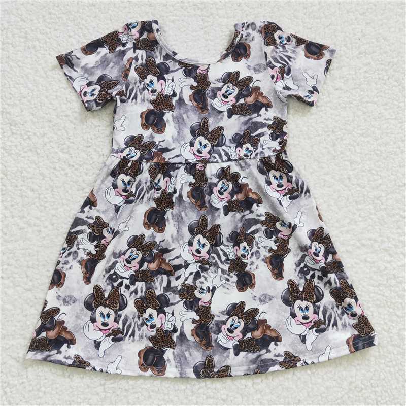 Cartoon Minnie short sleeve Dress GSD0232