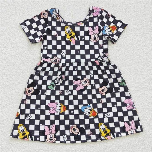 mickey shepherd check Dress GSD0235