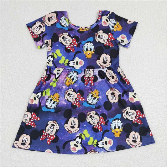 mickey purple summer Dress GSD0244