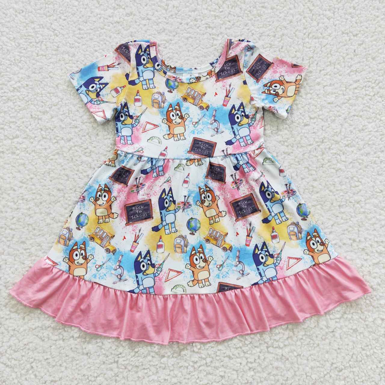 girls bluey back-to-school dress GSD0411