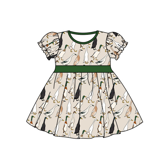 GSD0530 pre-order baby girl mallard short sleeves dress