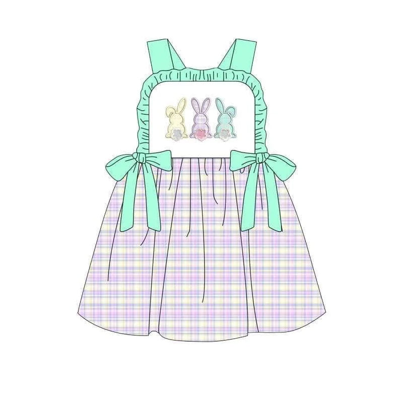 GSD0536 pre-order baby girl clothes bunny girl easter summer dress