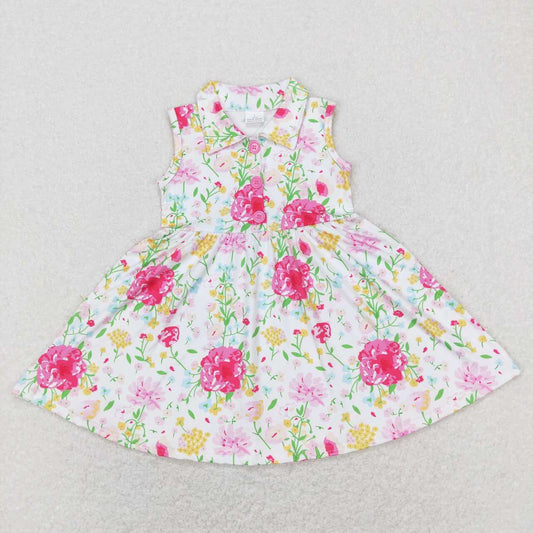 GSD0546  baby girl clothes flower girl summer dress