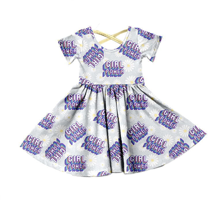 GSD0550 pre-order baby girl clothes girl power girl summer dress