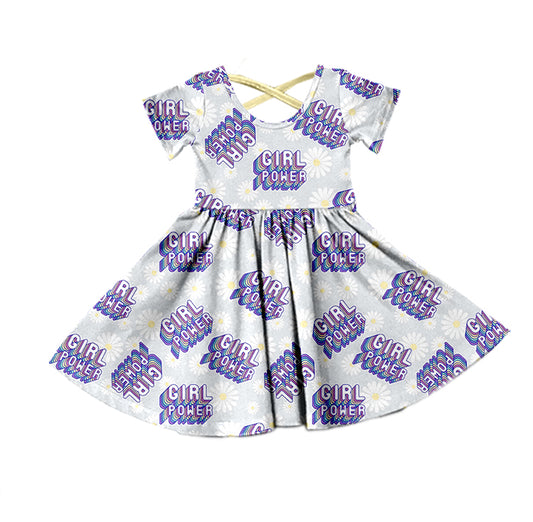 GSD0550 pre-order baby girl clothes girl power girl summer dress