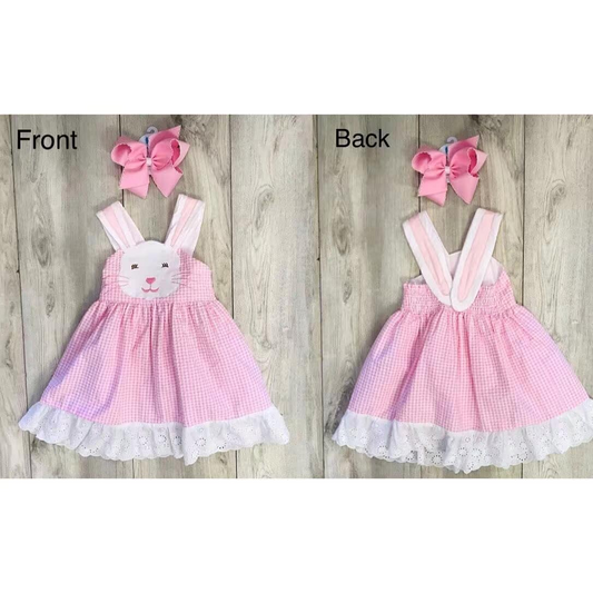 GSD0553 pre-order baby girl  clothes girl bunny easter summer dress