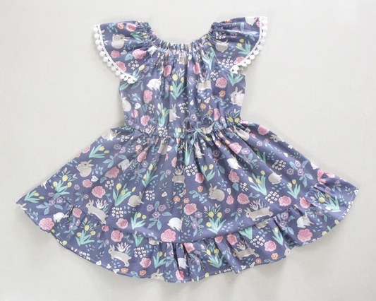 GSD0563 pre-order baby girl  clothes girl bunny easter summer dress