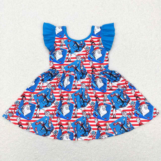 GSD0567  baby girl  clothes girl cartoon summer dress