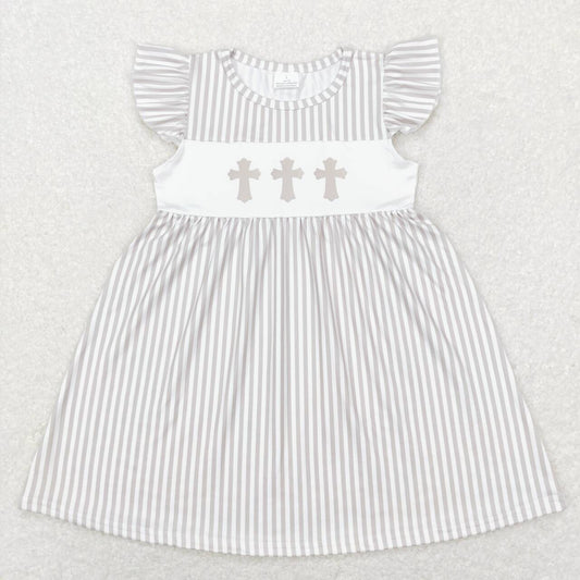 GSD0568 baby girl  clothes girl cross easter summer dress