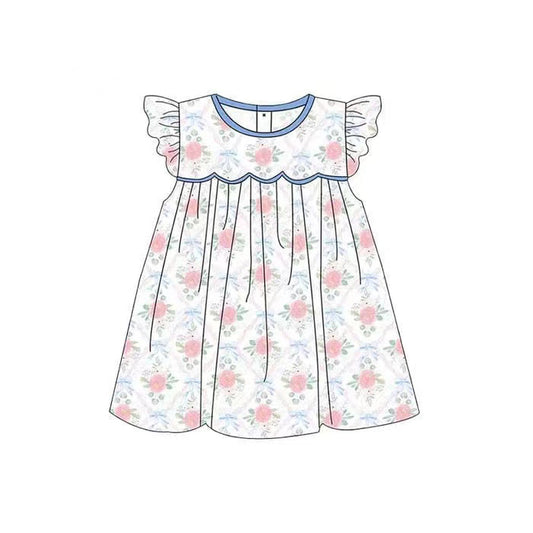 GSD0578 pre-order baby girl  clothes girl  flower summer dress