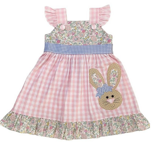 GSD0593 pre-order baby girl clothes girl easter bunny summer dress