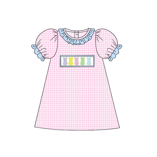 GSD0596 pre-order baby girl clothes girl easter bunny summer dress