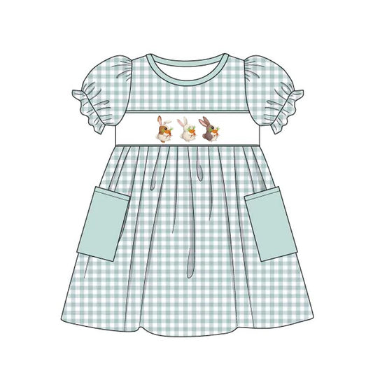 GSD0620 pre-order baby girl clothes bunny carrot easter summer dress