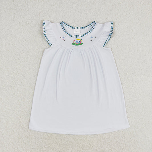 GSD0842 baby girl clothes golf girl summer dress