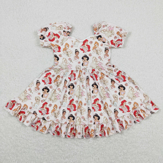 GSD0877 baby girl clothes princess girl summer dress