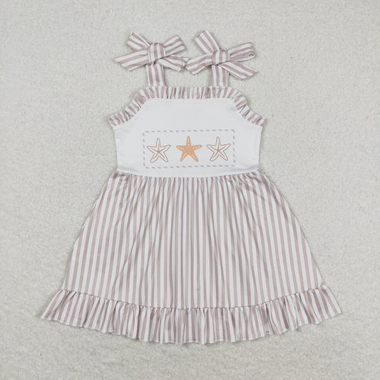 GSD1106 toddler clothes baby girl straps stars summer dresses