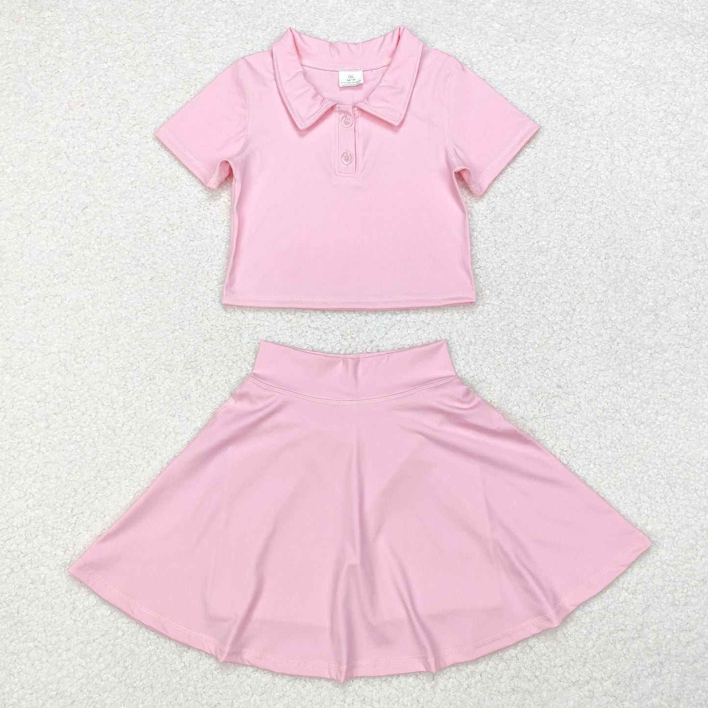 GSD1393  toddler girl clothes pink girl summer yoga outfits
