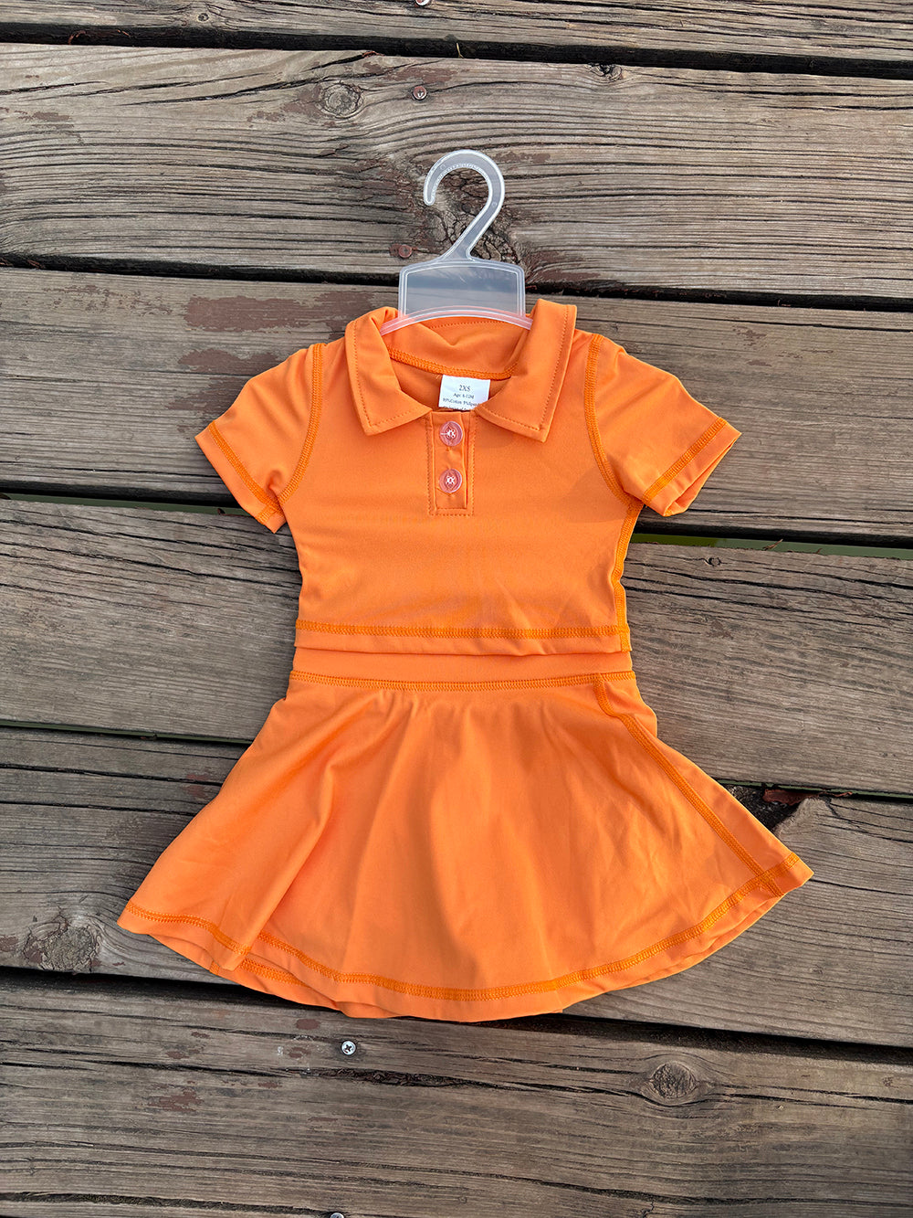 GSD1394   toddler girl clothes  orange girl summer yoga outfits